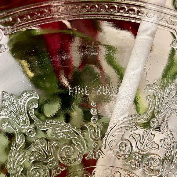 Fire King Vintage Philbe Sapphire Blue Pie Plate Circa 1940’s - Picture 5 of 9